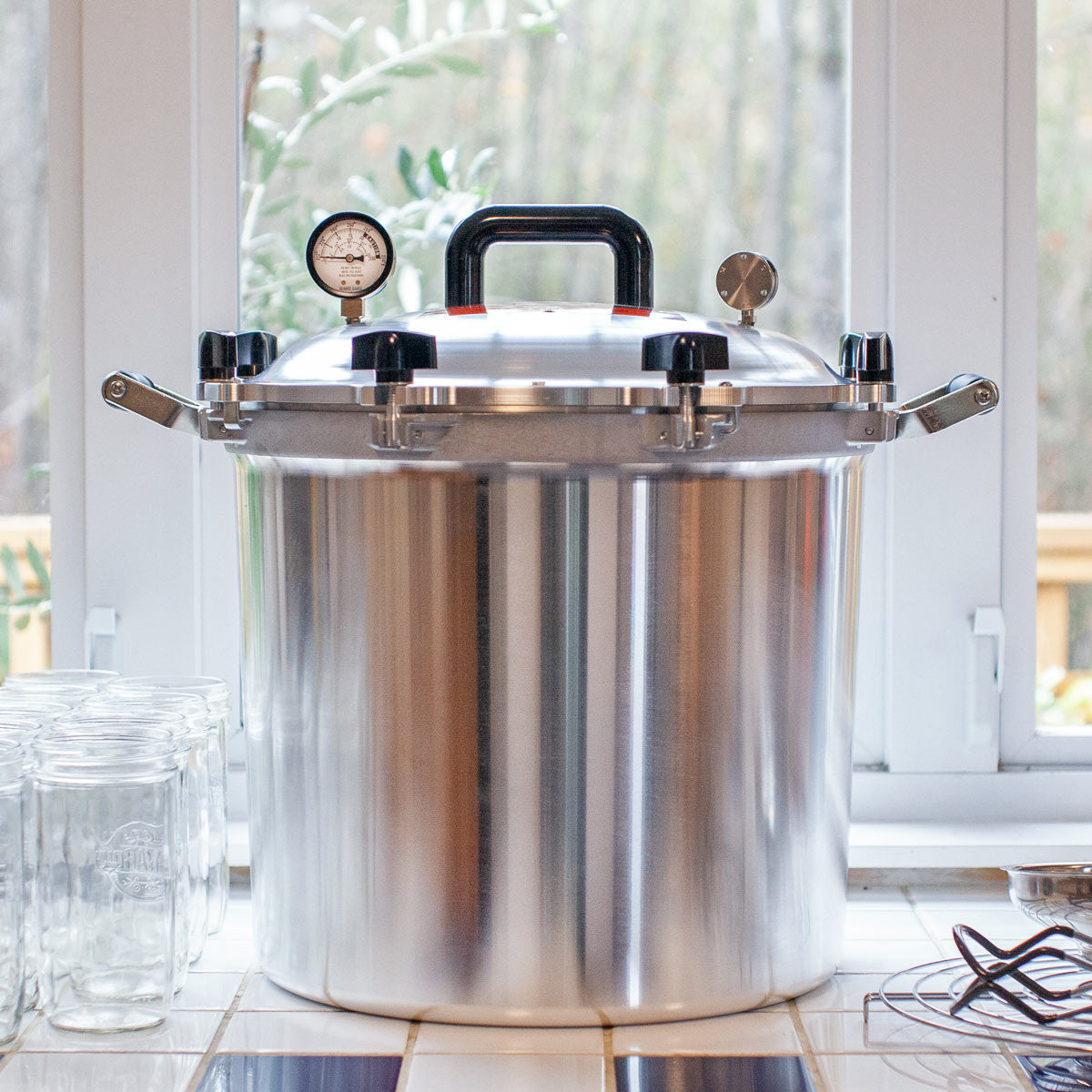 All American - Quart Pressure Cooker 圧力鍋 40リットル Amazon | オールアメリカン 圧力鍋/圧力調理器 ＜プロ仕様＞ / All