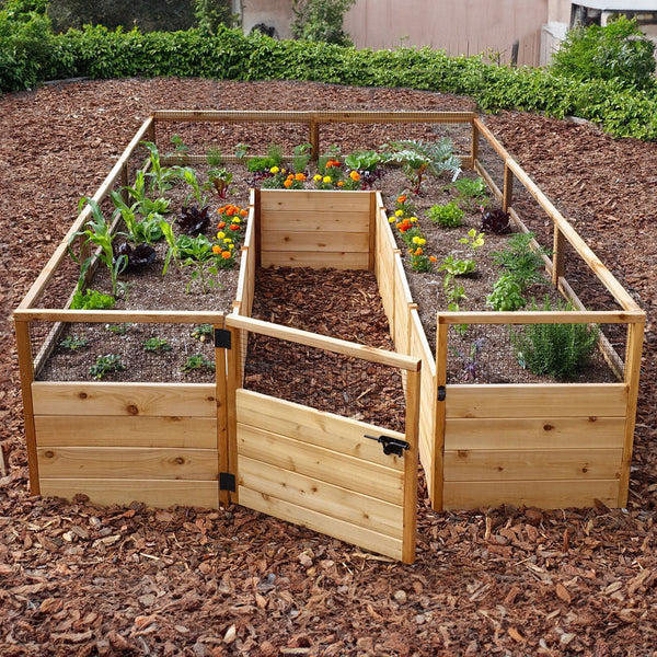 Cedar Complete Raised Garden Bed Kit - 8' x 12' Cedar Complete Raised Garden Bed Kit - 8' x 12'
