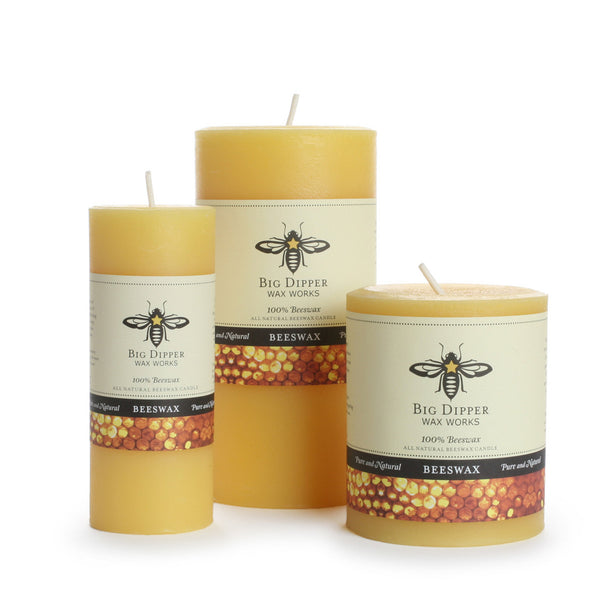 Pure Beeswax Pillars Pure Beeswax Pillars
