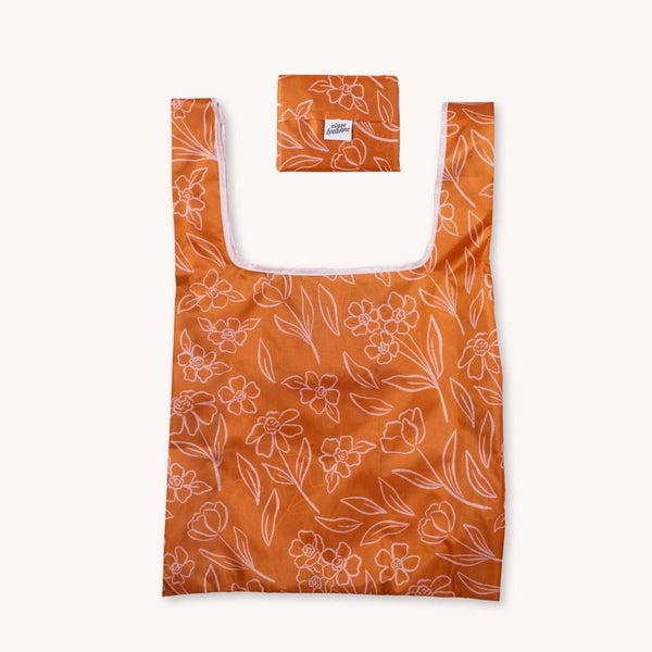 Botanical Print Reusable Bags Botanical Print Reusable Bags
