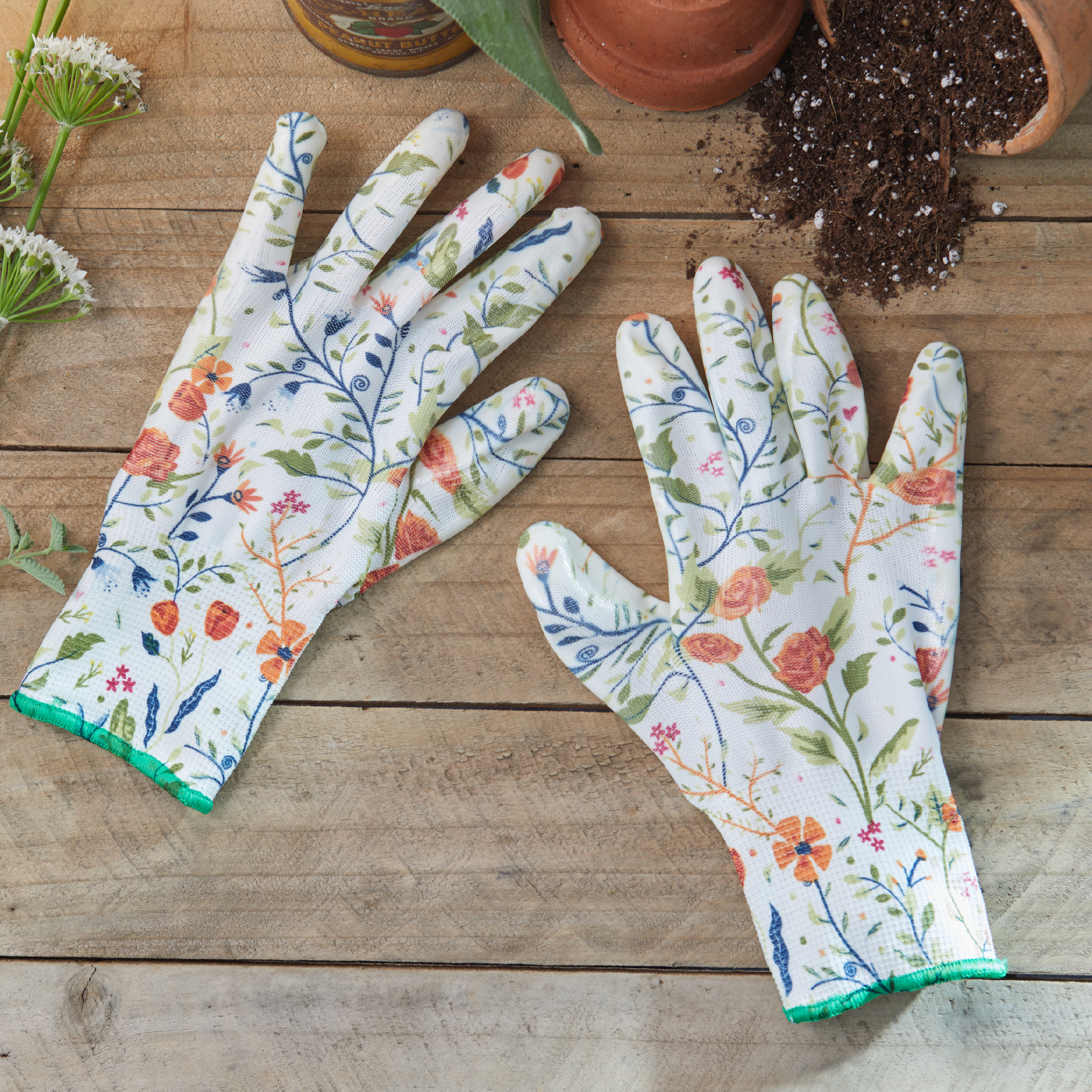 Nitrile Weeder Gloves Large / Garden of Paradise