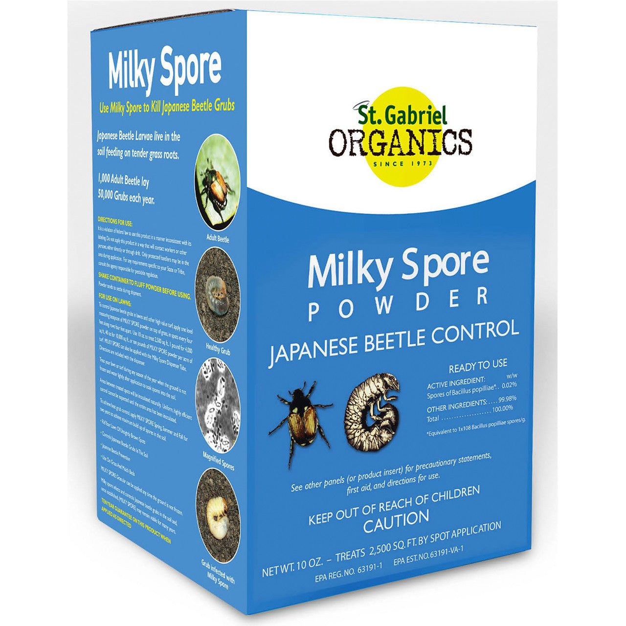 Milky Spore Powder Japanese Beetle Control 10 oz | Eartheasy.com