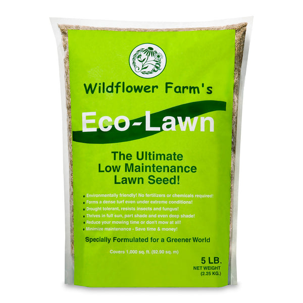 Wildflower Farm's Eco-Lawn Grass Seed - 5 lbs Wildflower Farm's Eco-Lawn Grass Seed - 5 lbs