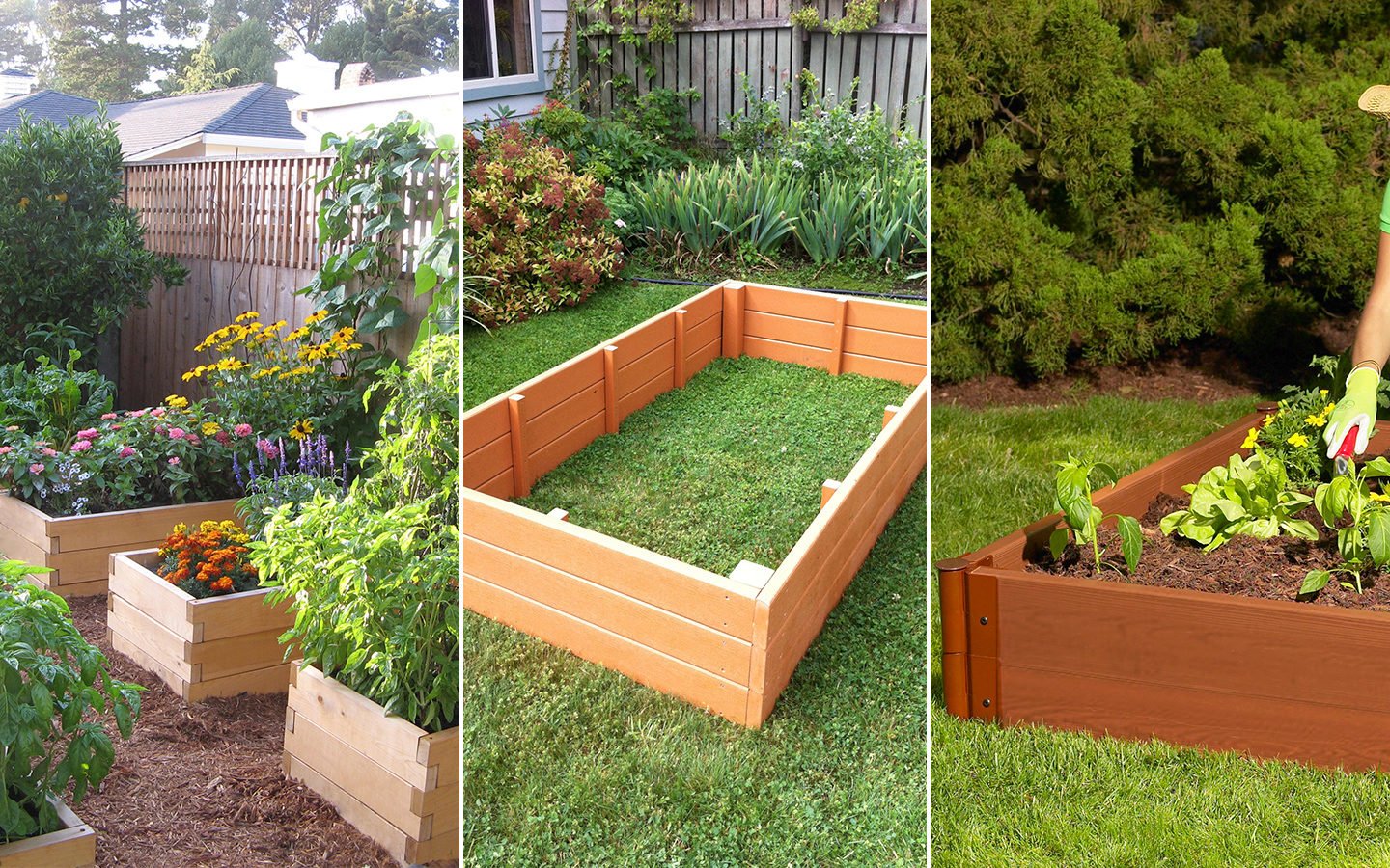 Cedar vs. Recycled Plastic vs. Composite Raised Garden Beds - Eartheasy