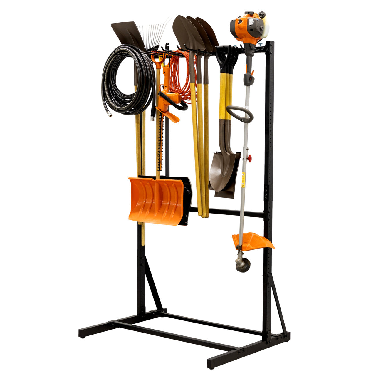Freestanding 6-Tool Storage Organizer – 4' Tool Rack