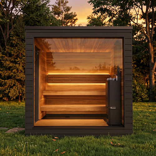 Outdoor Home Fully Assembled Sauna - 5 Persons