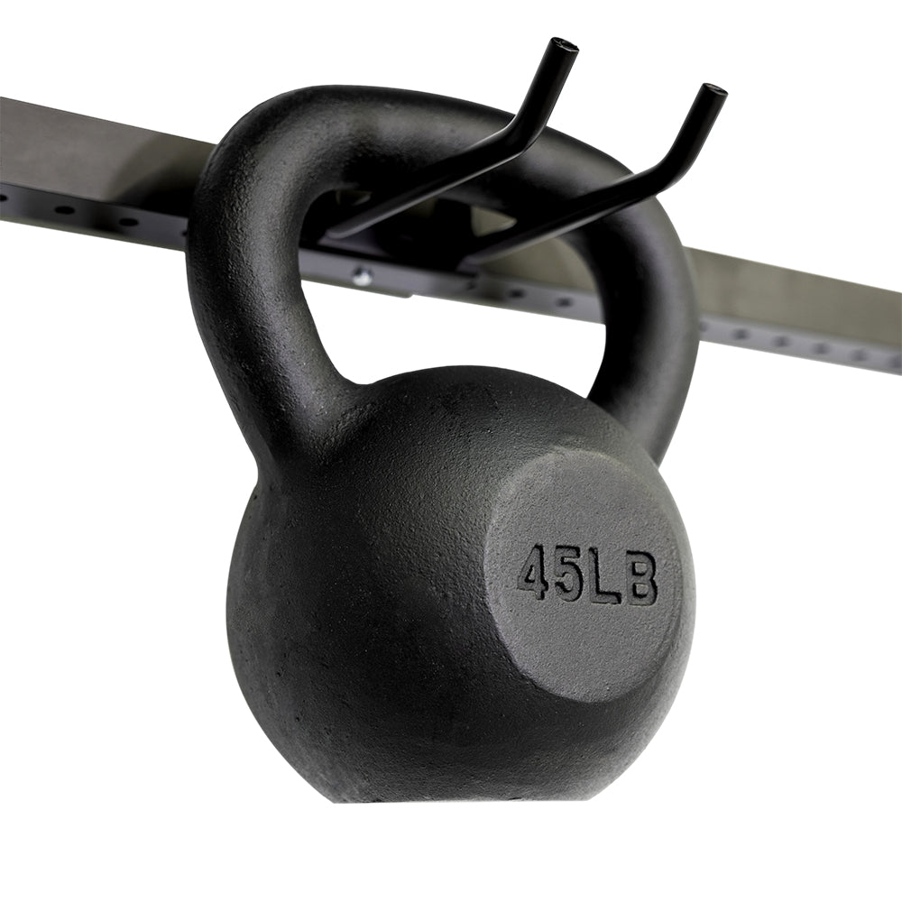 Wall-Mounted Adjustable Storage System for Tools & Gear – 4' Long