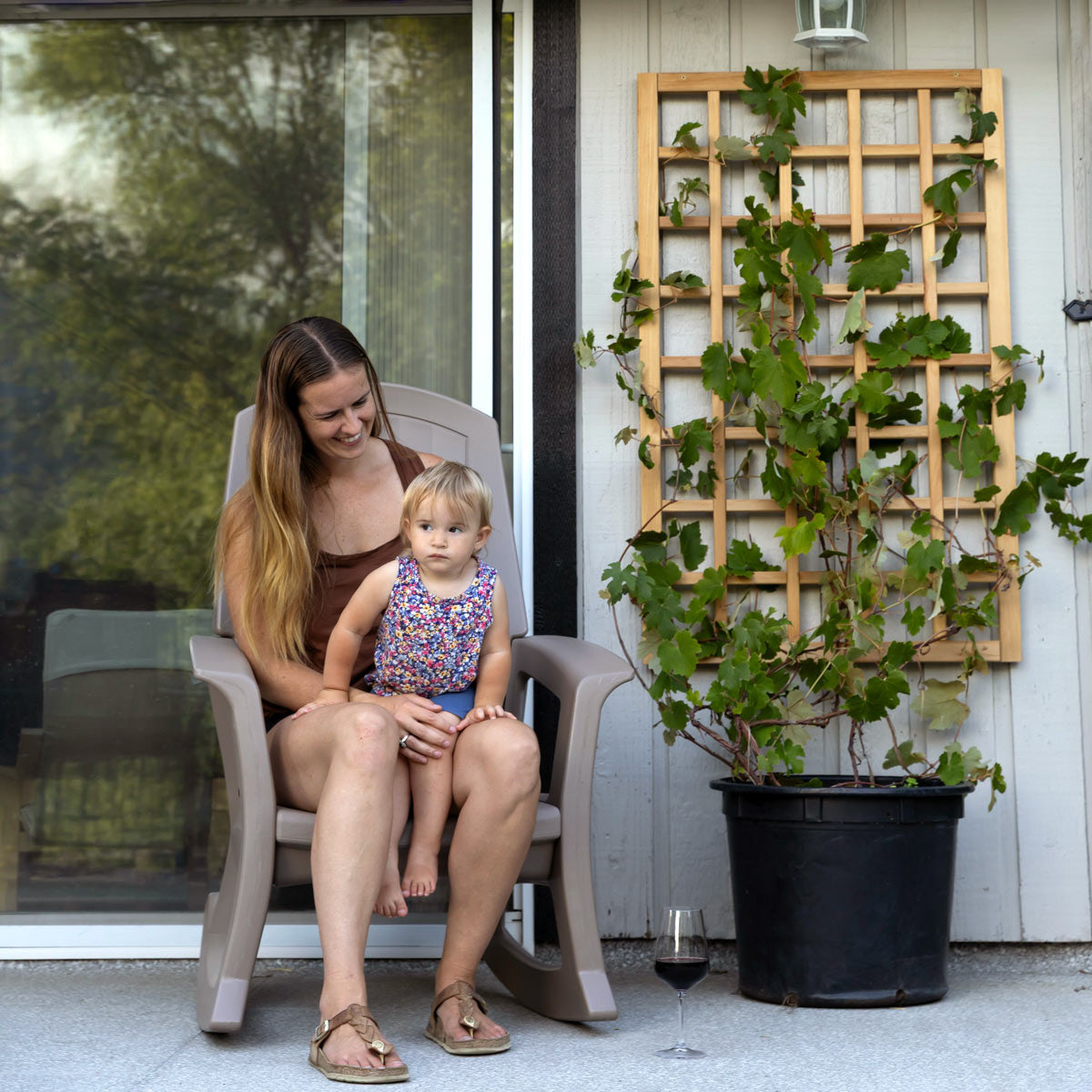 Heavy Duty Rockaway Outdoor Porch Rocking Chair