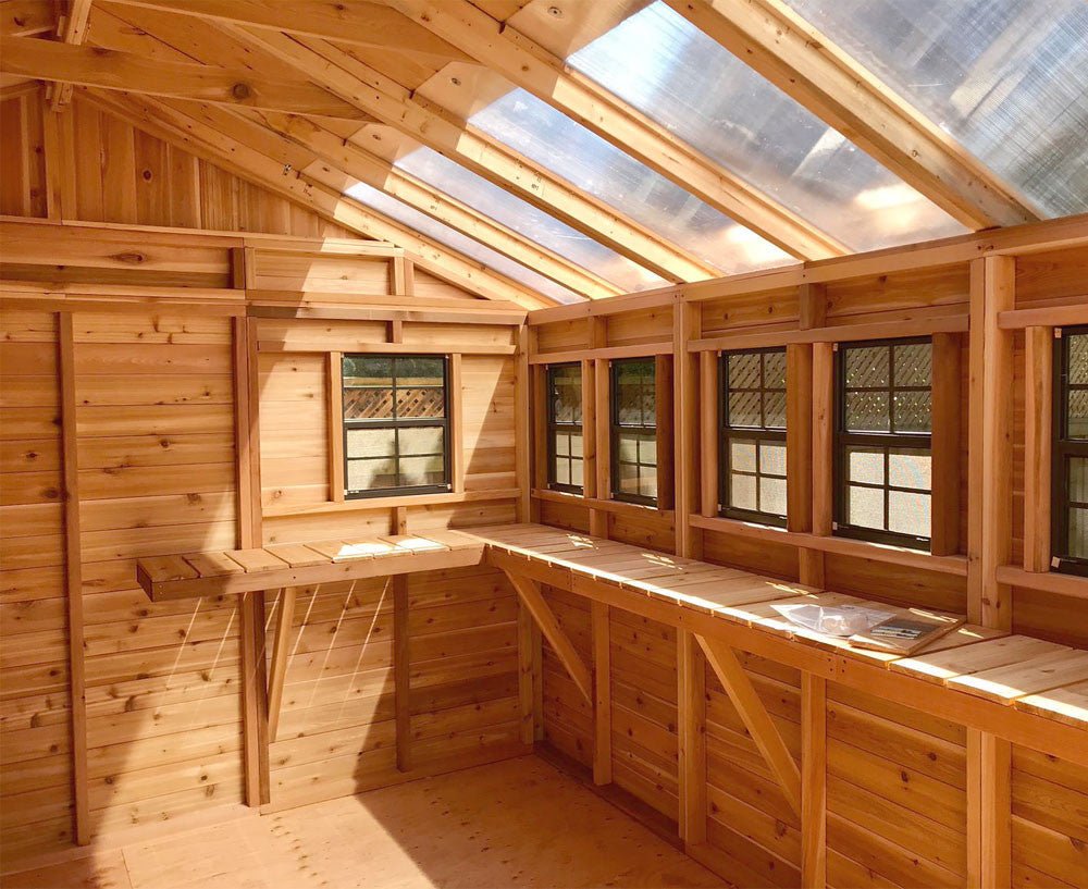 12' x 16' SunShed Garden Shed Metal Roof