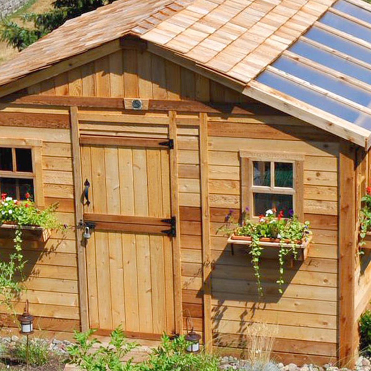 12' x 16' SunShed Garden Shed Metal Roof