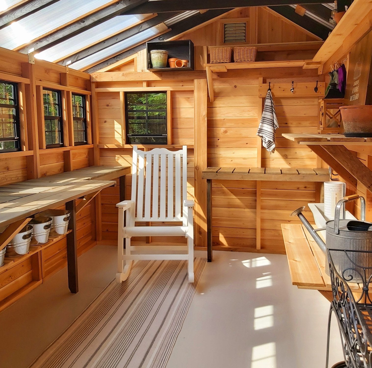 12' x 16' SunShed Garden Shed Metal Roof