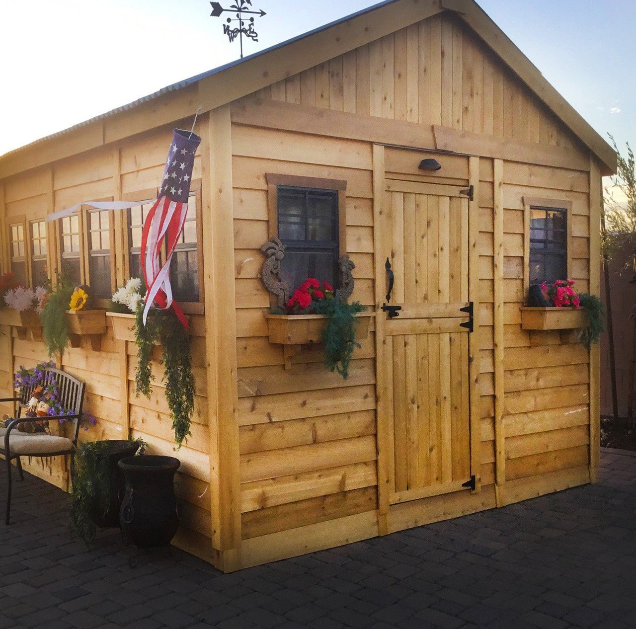 12' x 16' SunShed Garden Shed Metal Roof