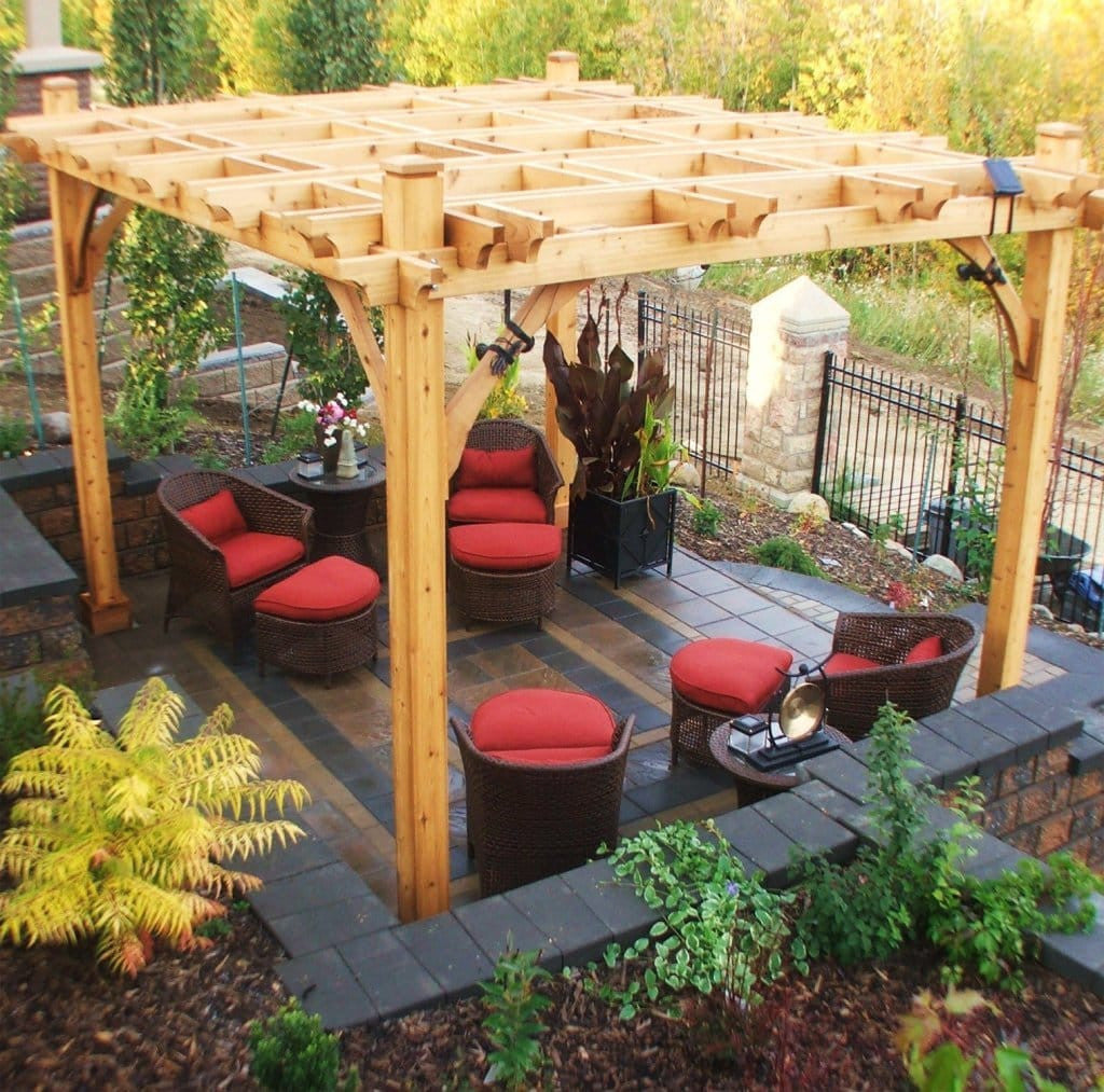 12' x 12' Premium Cedar Pergola Kit