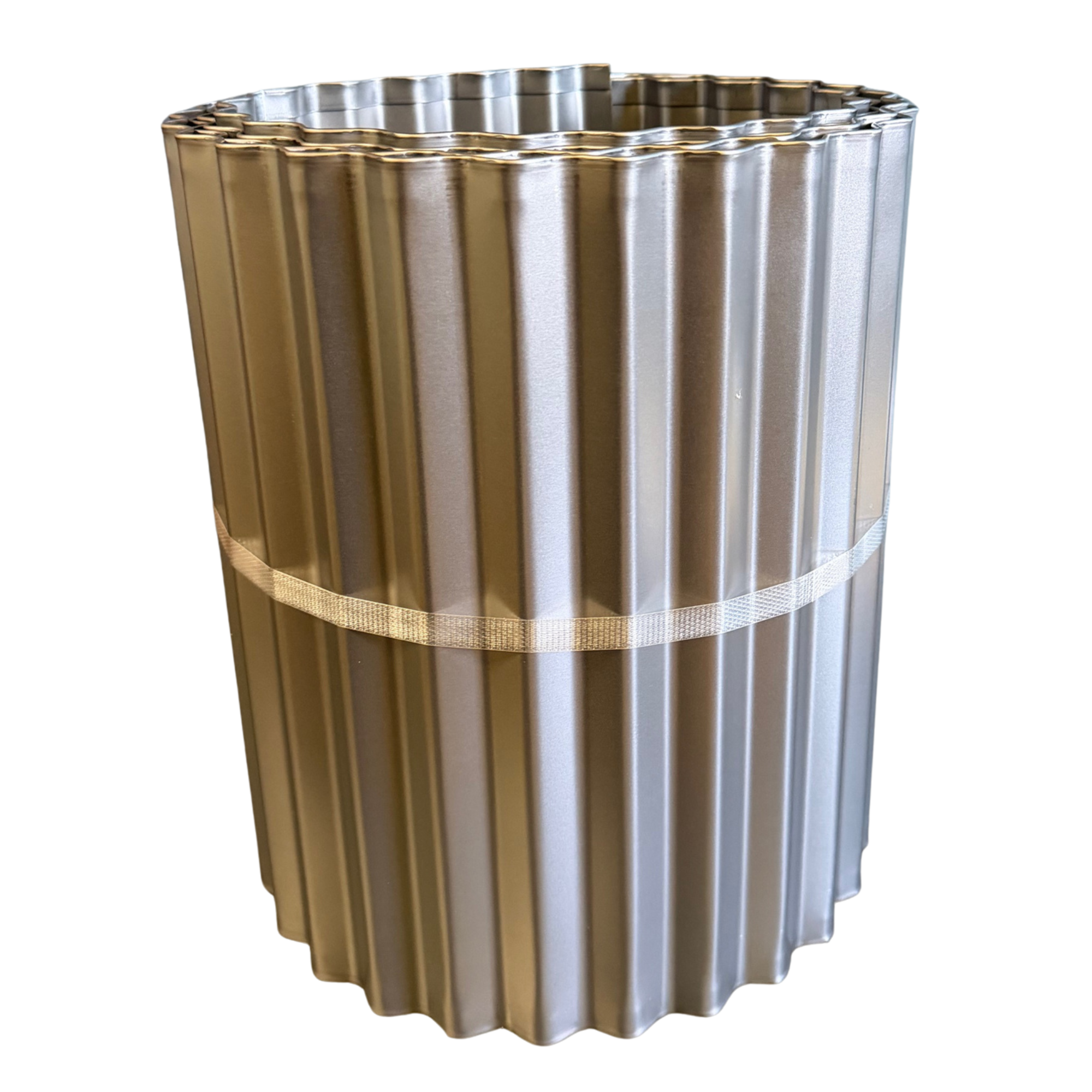 Corrugated Metal Landscape Edging - 10' Lengths