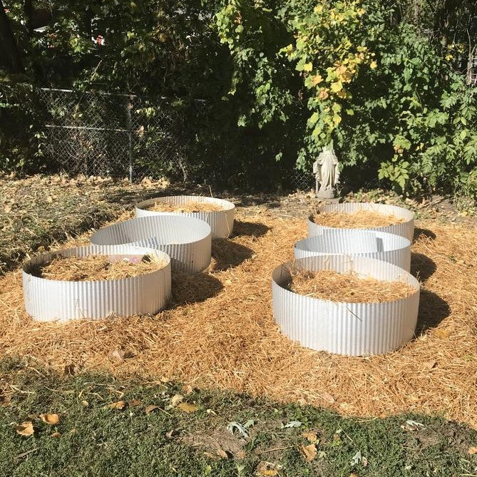 Corrugated Metal Landscape Edging - 10' Lengths