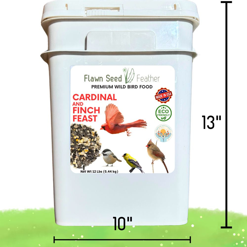 Premium Wild Bird Seed - Cardinal & Finch Feast Mix