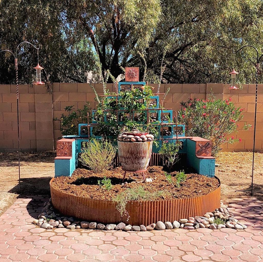 Corrugated Metal Landscape Edging - 10' Lengths