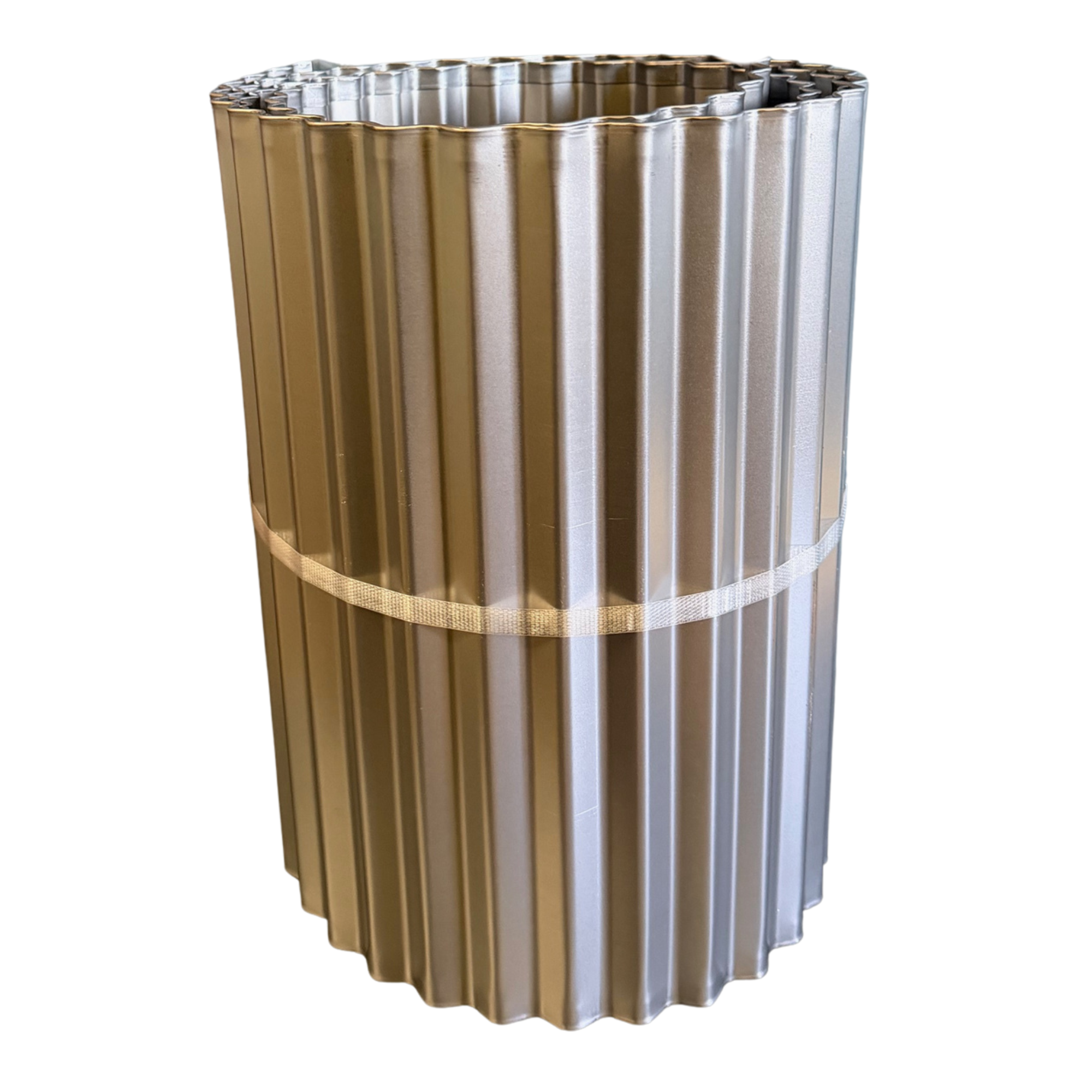 Corrugated Metal Landscape Edging - 10' Lengths
