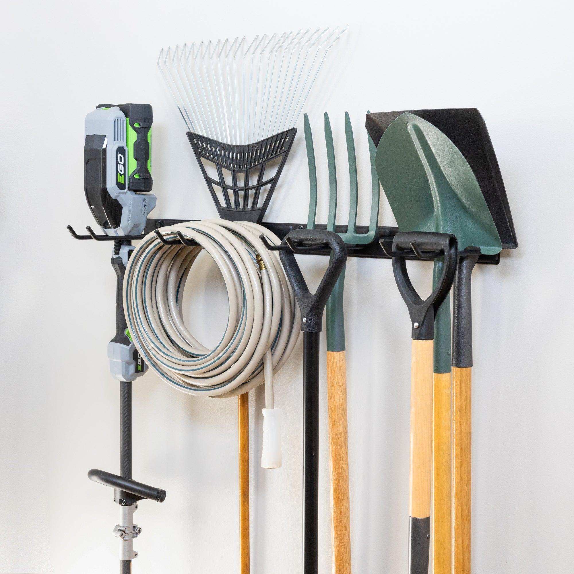 Wall-Mounted Bedrock Garden Tool Organizer - 3' Storage Hanger