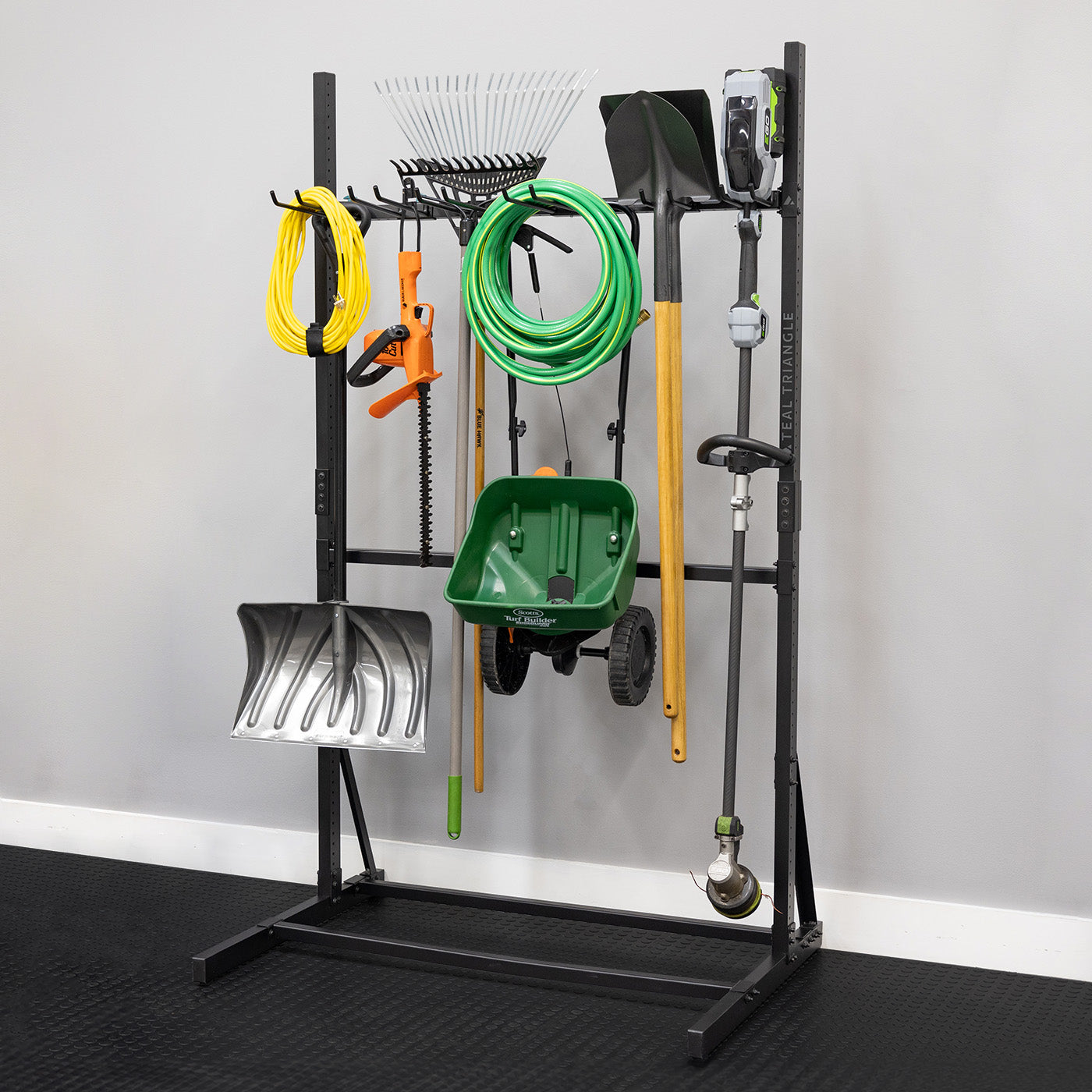 Freestanding 6-Tool Storage Organizer – 4' Tool Rack