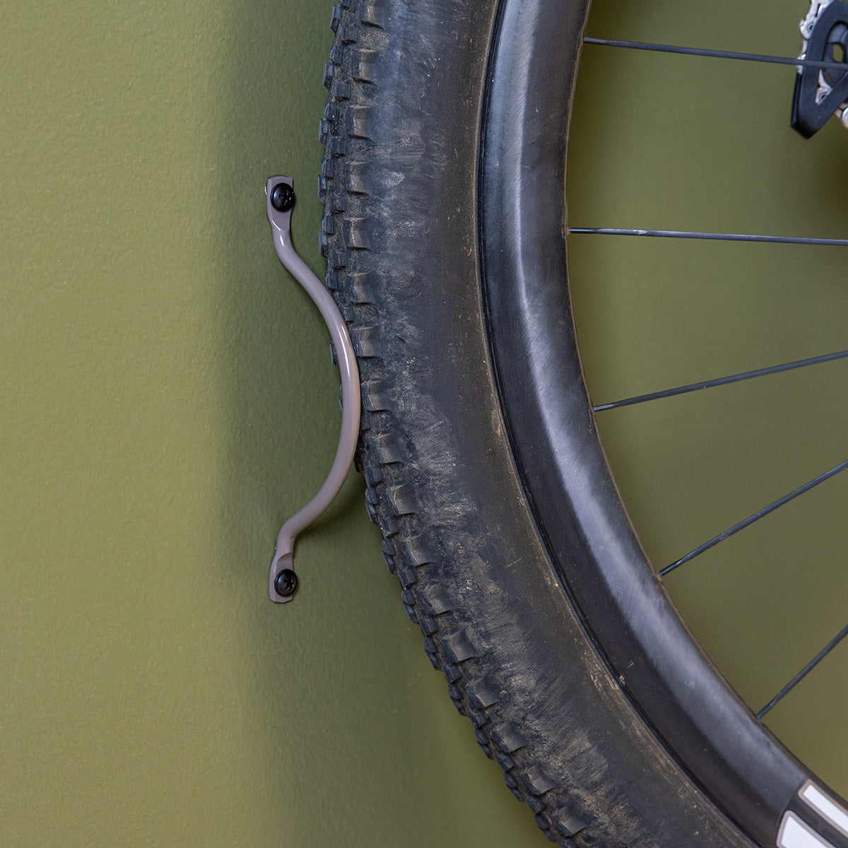 Wall-Mounted Swivel Bike Storage Hooks - 2 Pack