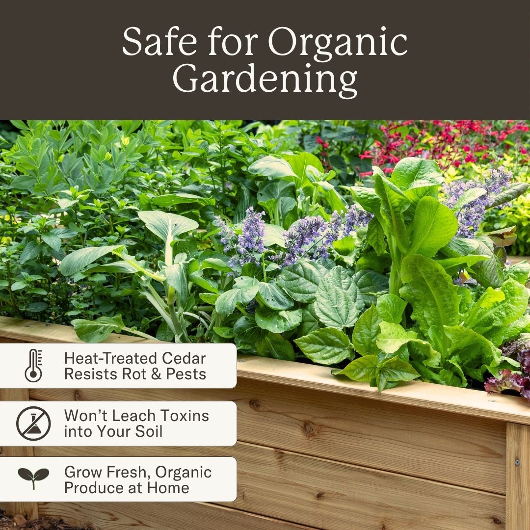 Natural Cedar Raised Garden Beds