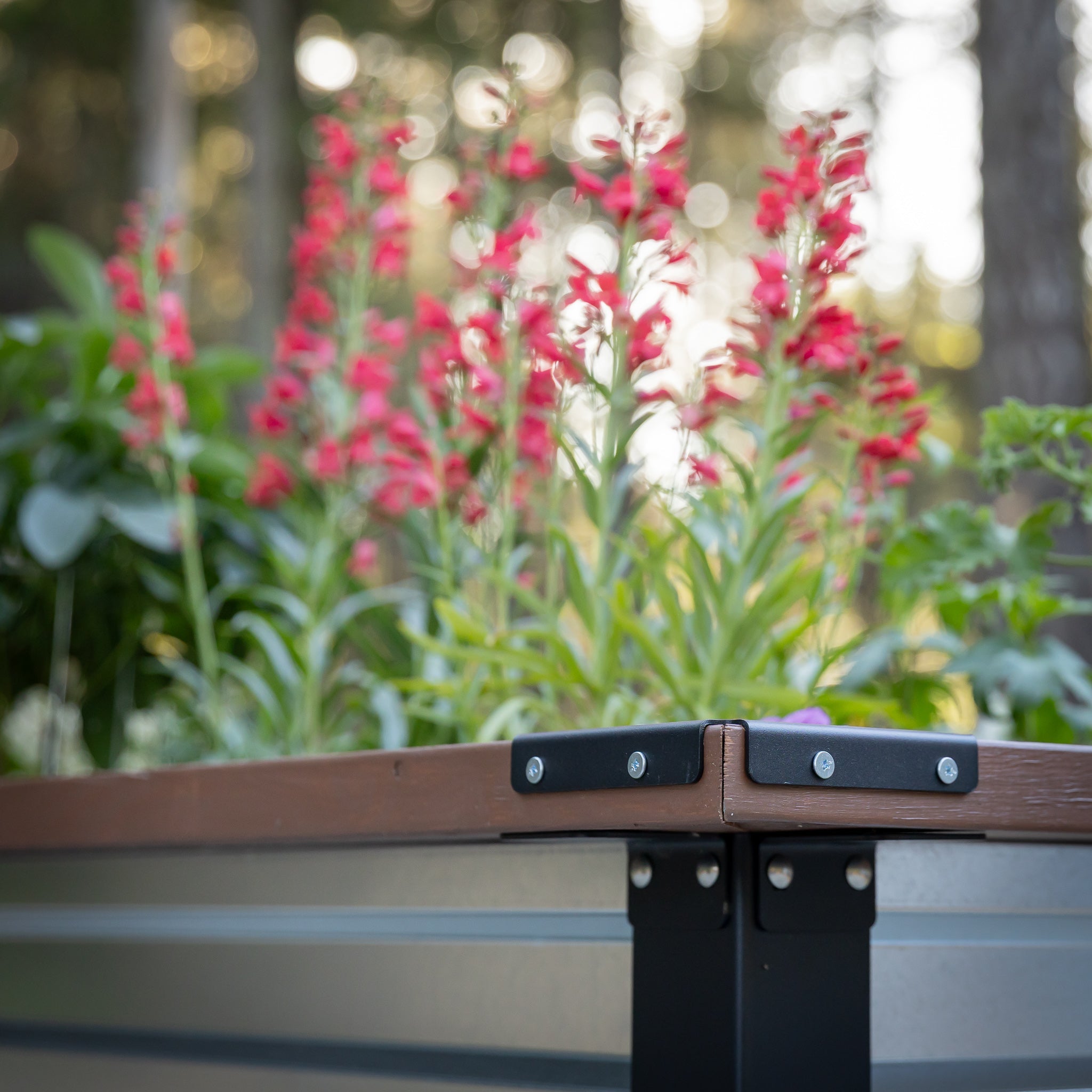 2' x 7' Galvanized Steel Raised Garden Bed Kit Chrome