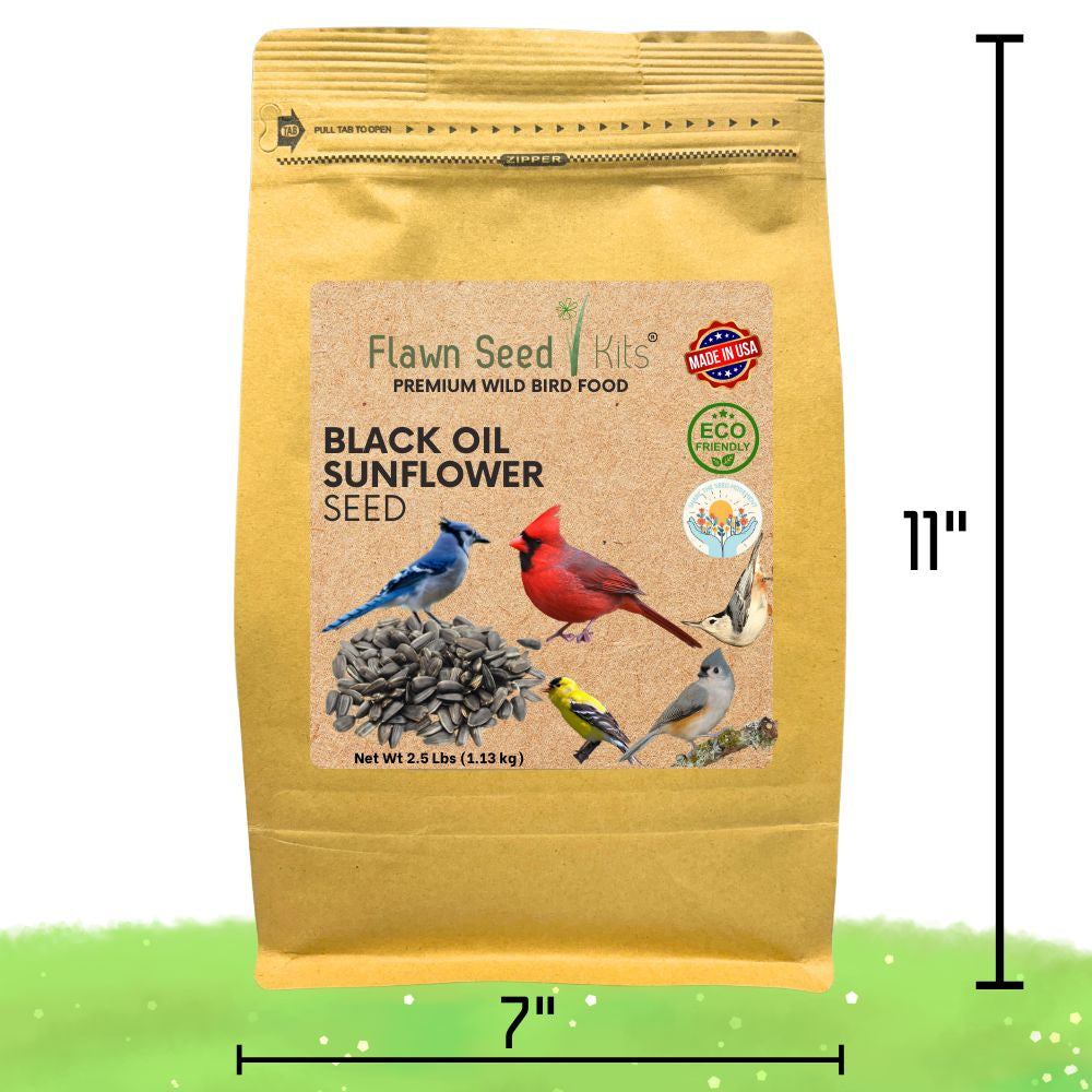 Premium Wild Bird Seed - Black Oil Sunflower