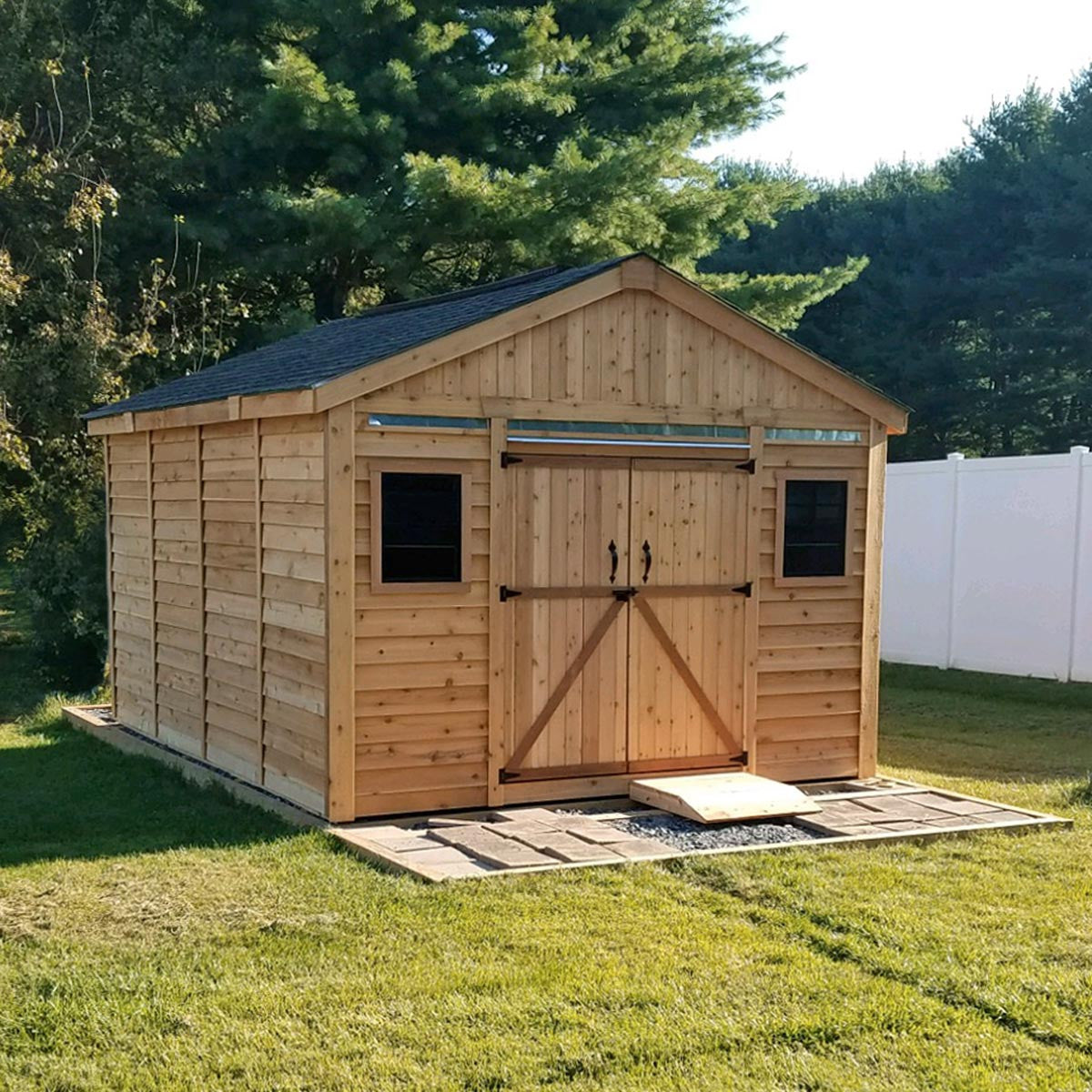 12' x 12' Space Master Cedar Storage Shed