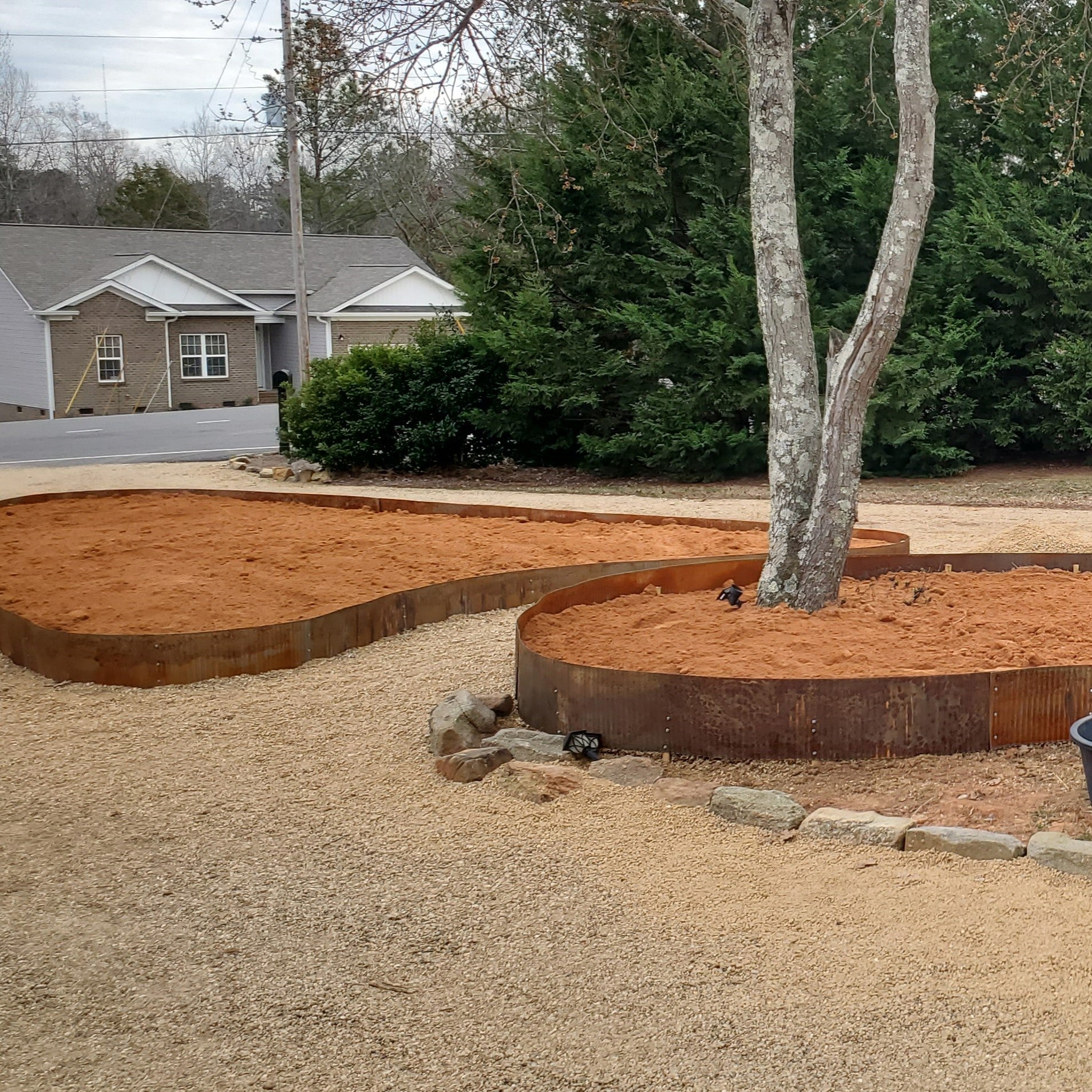 Corrugated Metal Landscape Edging - 10' Lengths
