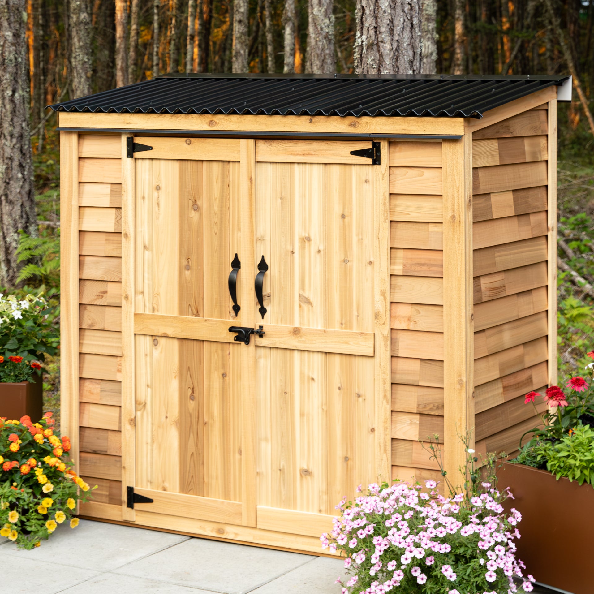 6' x 3' Patio Garden Shed