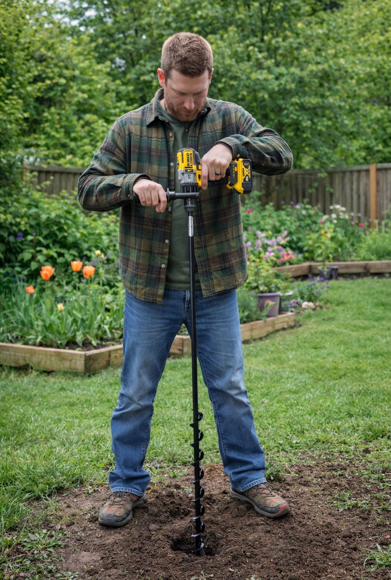 Tree Planting & Landscaping Auger - 2" x 24"-54"