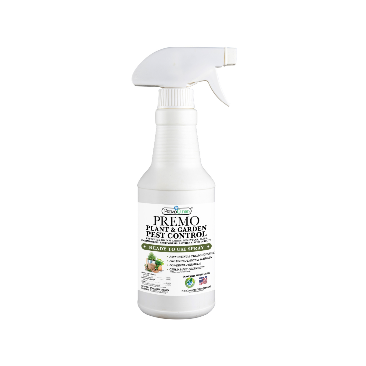 Indoor & Outdoor Plant and Garden Pest Control Spray - 32 oz