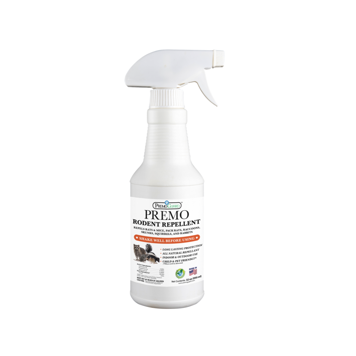 Long Lasting Rodent Repellent Spray - 32 oz
