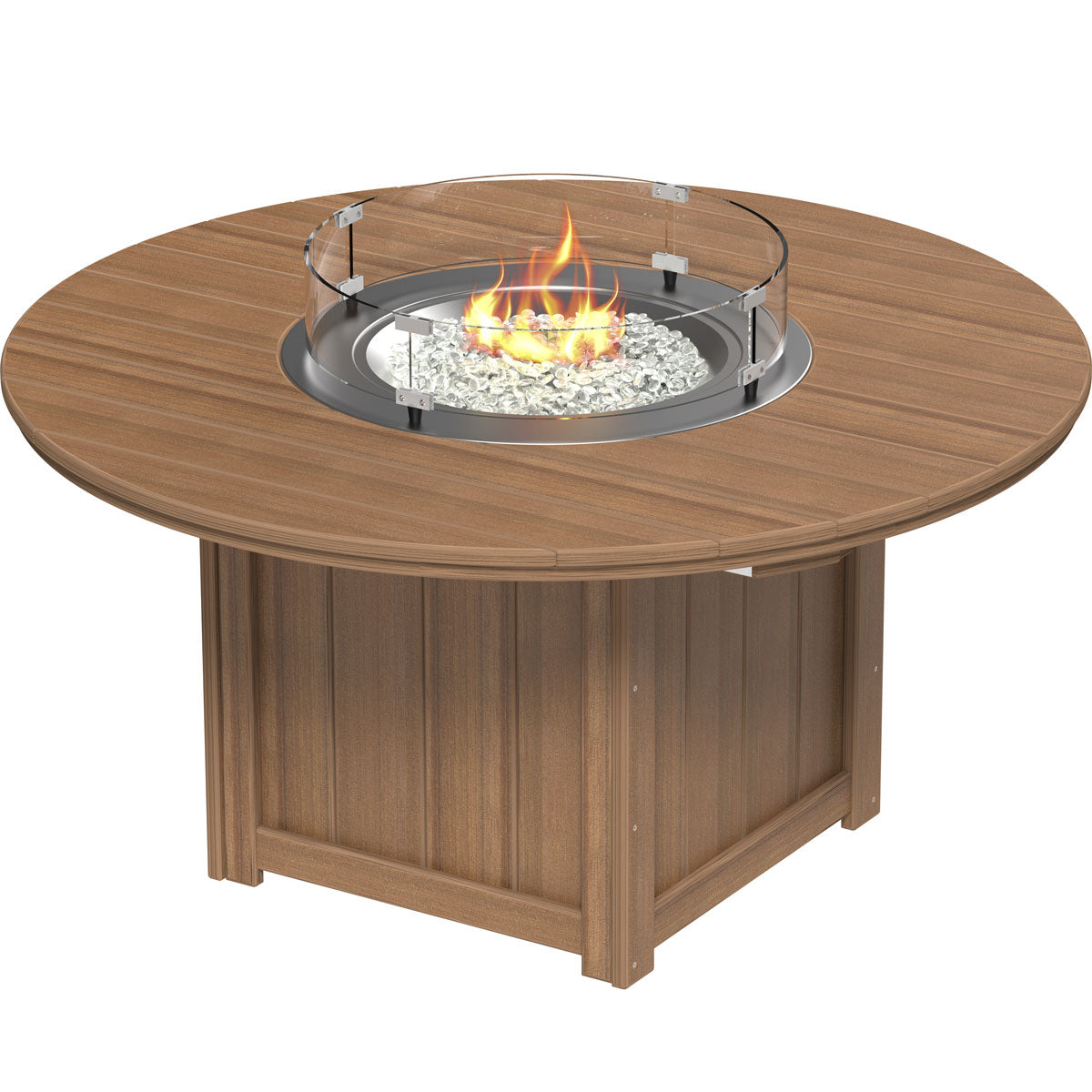 テーブル・チェア・ハンモック COMMA NINE LANDS Fire Place Table WOOD Lumin Outdoor Fire Table - 60