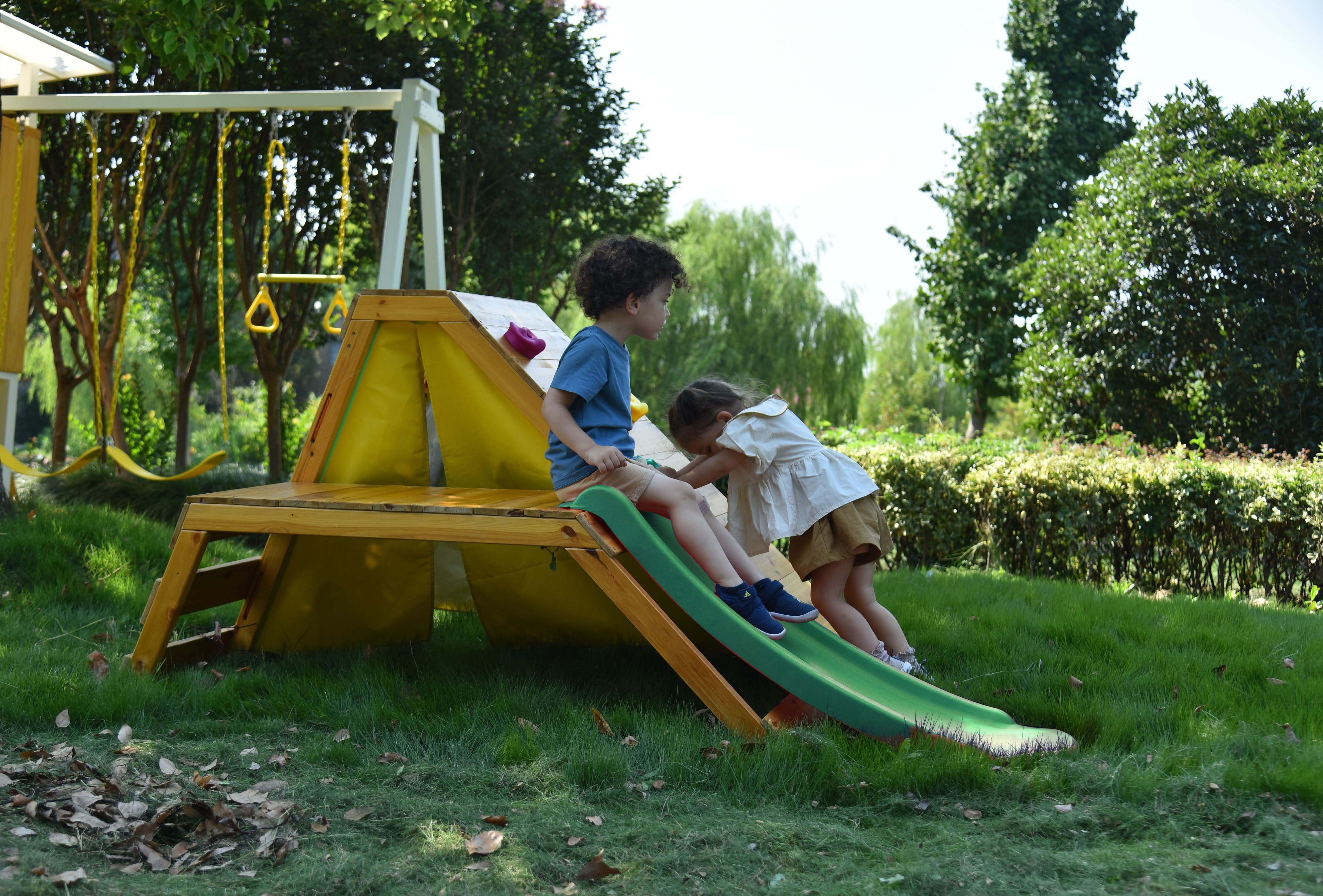Palm 5-in-1 Indoor/Outdoor Playground Playset