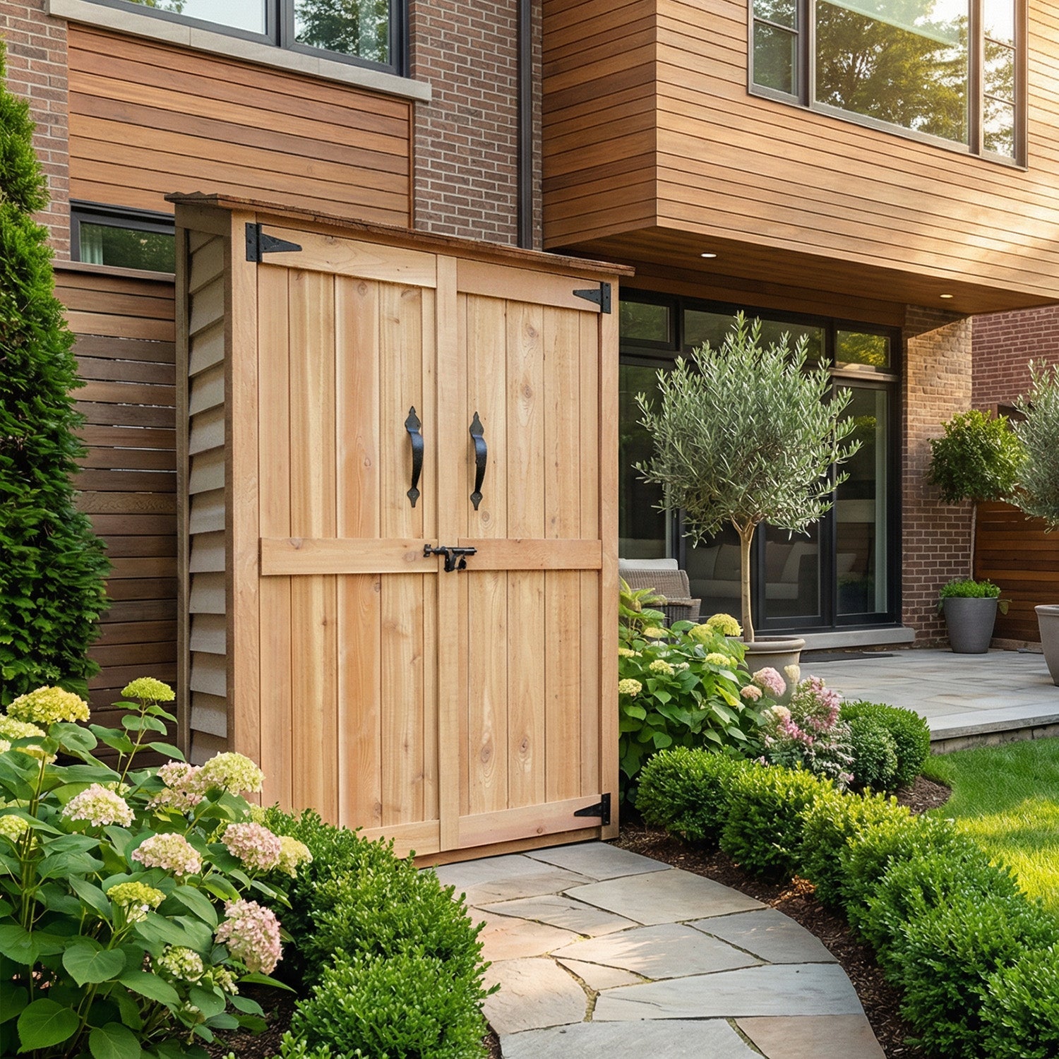 4' x 2' Garden Chalet Shed option3