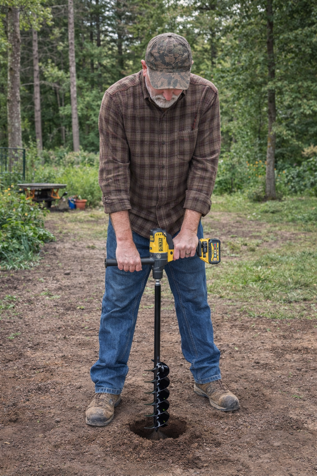 Planting & Digging Garden Auger - 4" x 28"