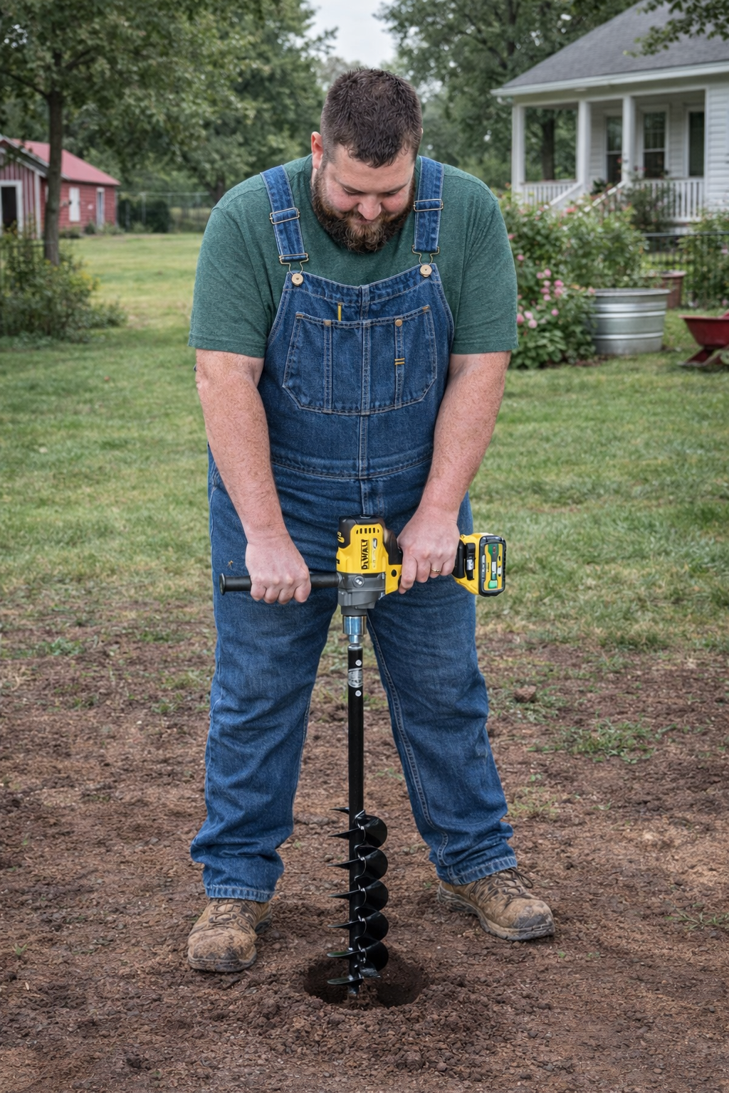 Planting & Digging Garden Auger - 4" x 28"