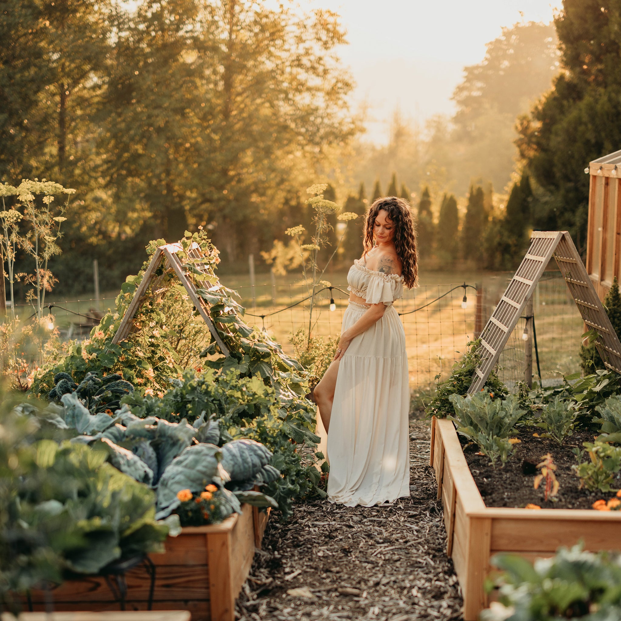 Natural Cedar Raised Garden Beds