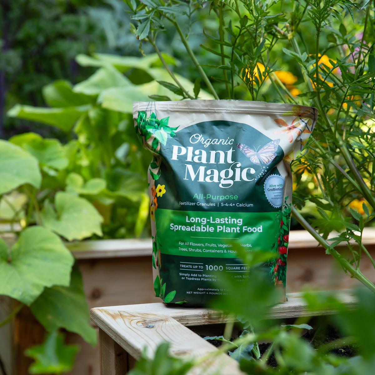 Long-Lasting, All-Purpose Granulated Plant Food 5-4-4