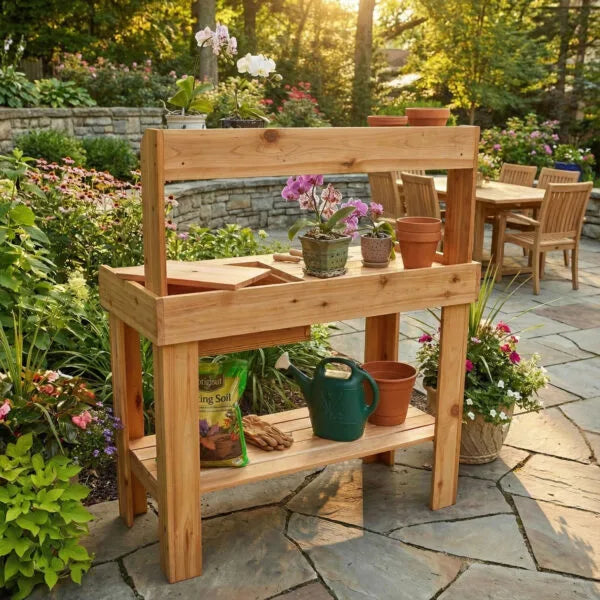 4' x 2' Cedar Potting Bench