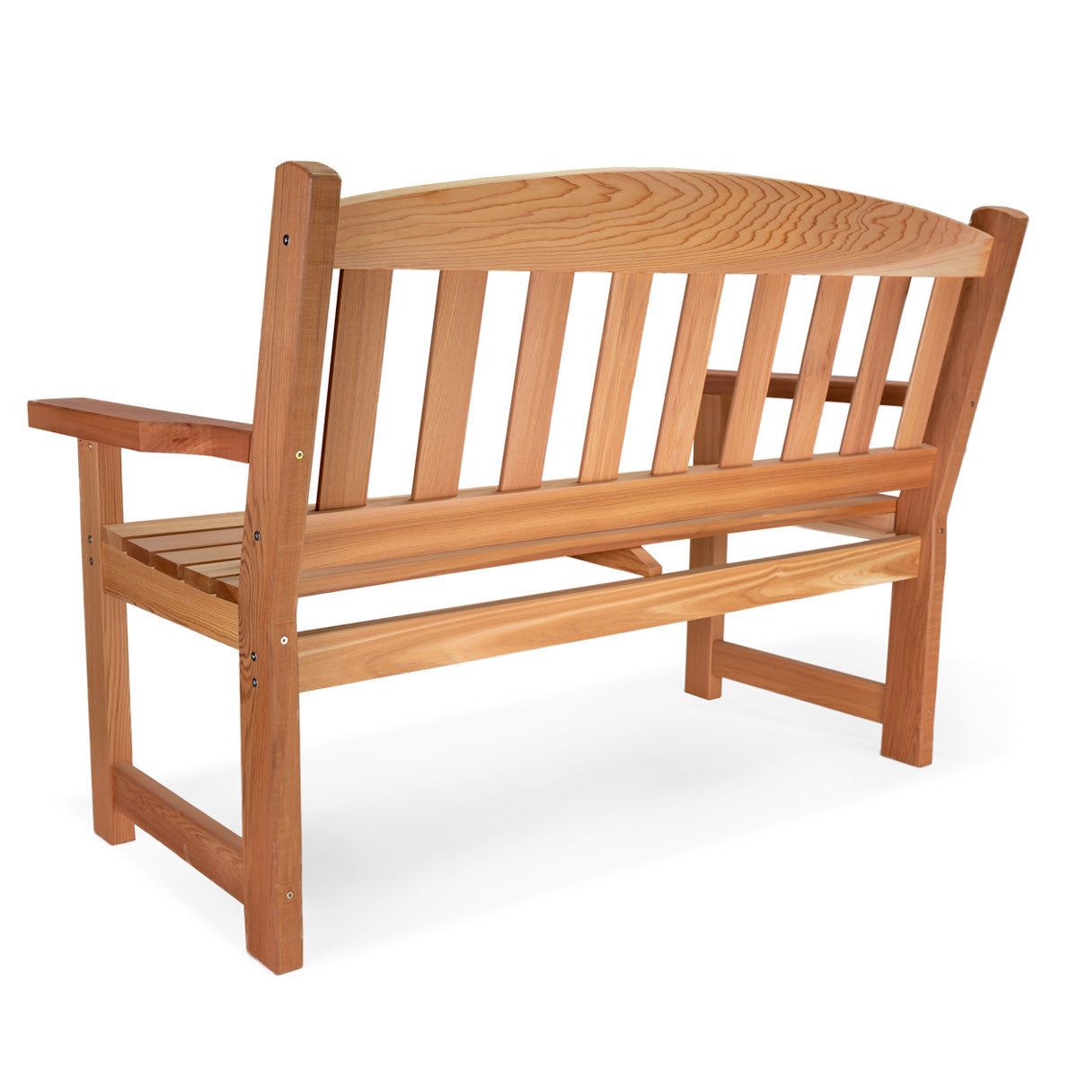 Deluxe Cedar Garden Bench - 4' Wide