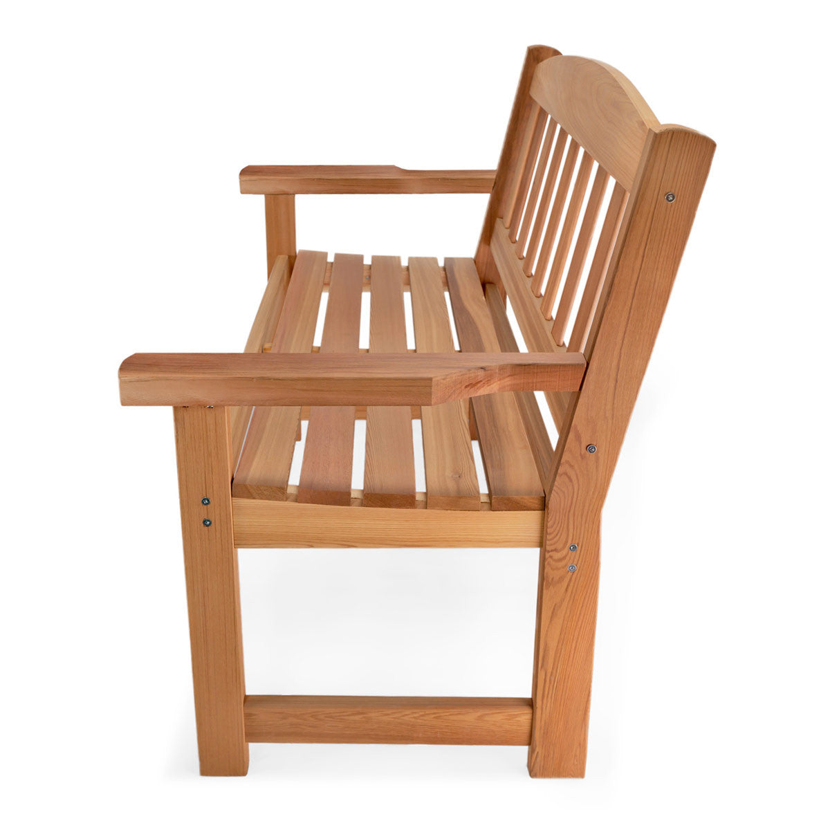 Deluxe Cedar Garden Bench - 4' Wide