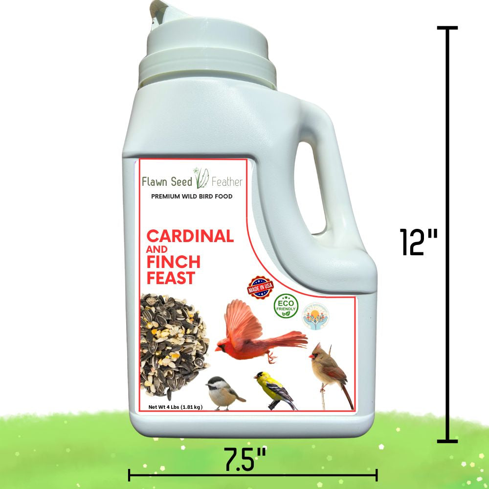 Premium Wild Bird Seed - Cardinal & Finch Feast Mix