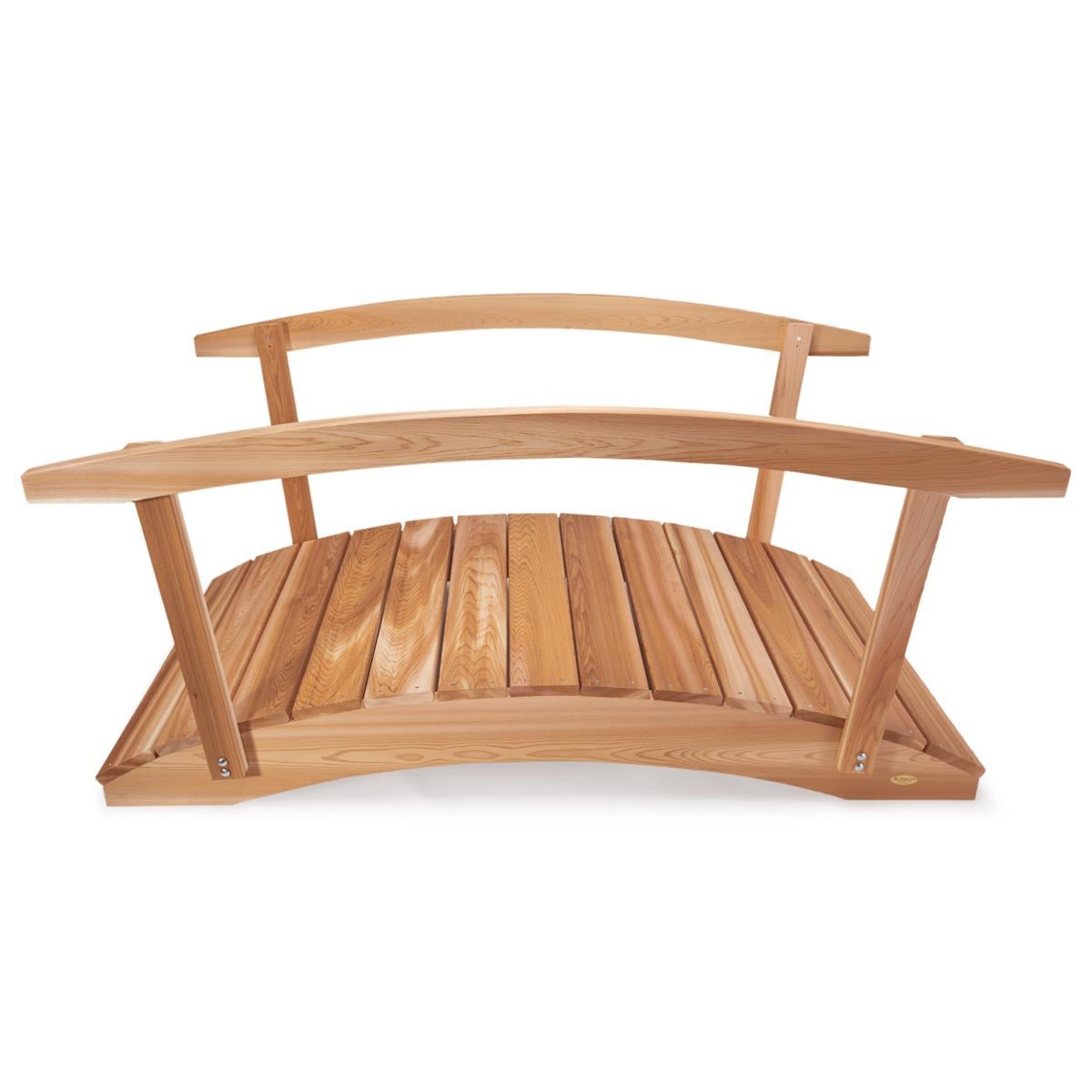 6' Cedar Garden Bridge & Handrails