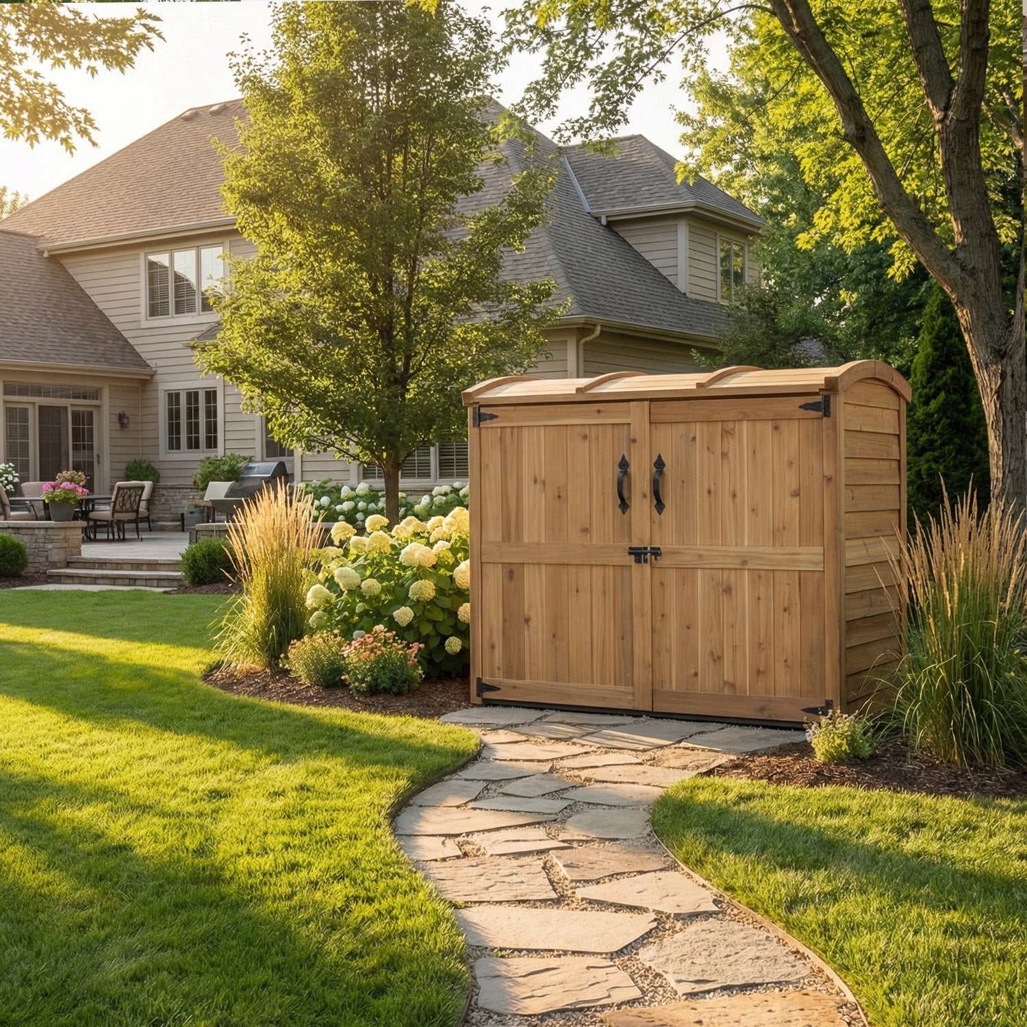 6' x 3' Oscar Waste Management Shed option3