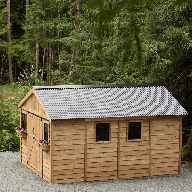 12' x 16' Space Master Cedar Storage Shed