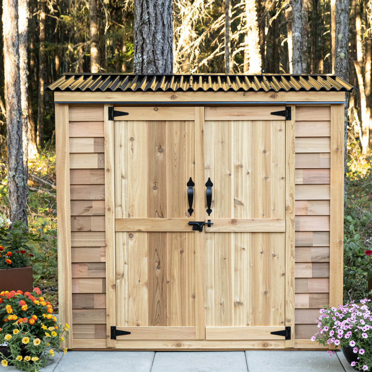 6' x 3' Patio Garden Shed