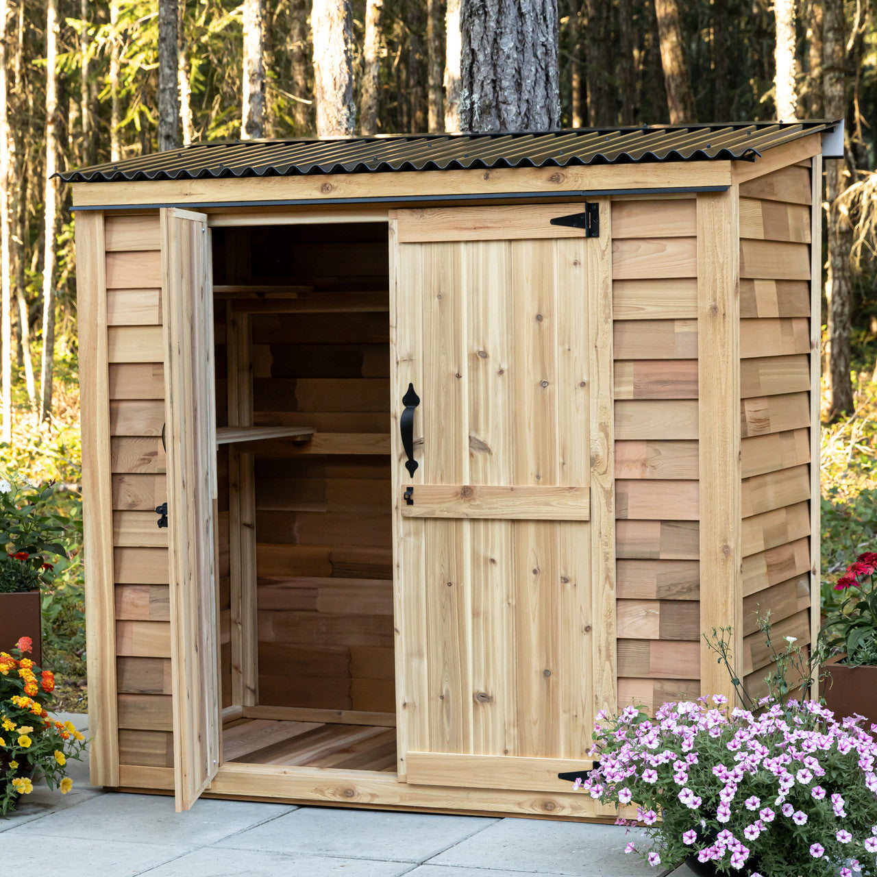 6' x 3' Patio Garden Shed